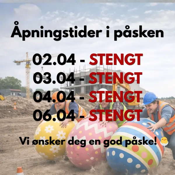 Åpningstider i påsken