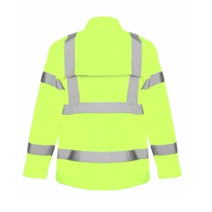 Bosafety Regnjakke Oxford Rw-H440G Hi-Vis Klasse 3