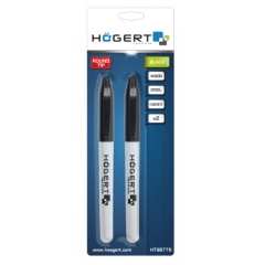 Hogert Markører Permanent Svart 2 Stk. Ht3B779