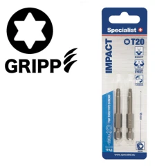 Specialist+ Bits Torx Grip T20, 50 Mm 2 Stk