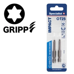 Specialist+ Bits Torx Grip T25 50 Mm 2 Stk