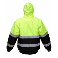 Bosafety Vinter Jakke Pilot 4In1 Hi-Vis Klasse 2 Svart