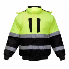 Bosafety Vinter Jakke Pilot 4In1 Hi-Vis Klasse 2 Svart