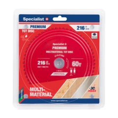 Specialist+ Cordless Premium Sagblad For Batteridrevet Sag 216Mm 60T 30Mm