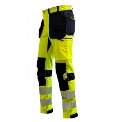 Bosafety 4 Vei Full Stretch Arbeidsbukse Tension Plus Hi-Vis Cl2