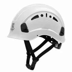 Kubit Hjelm En 12492 Med Hakestropp Ventilert Kb079 Hvitt