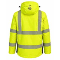 Kubit Vinter Jakke Kb040 Med Cordura Pu Hi-Vis Cl-3