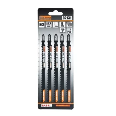 RICHMANN Jigsaw Blade Set Wood PVC T344D HCS 152 mm 6 TPI A5 C2131