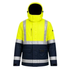 Bosafety Baltic Canvas Vinter Jakke Med Membran Fb-8946 Hi-Vis