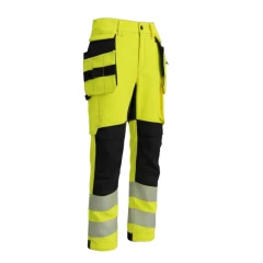 Bosafety Stretch Arbeidbukse Med Bomull Combo Plus Hi-Vis Cl 2 Short Model
