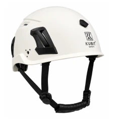 Kubit Hjelm En 12492 Med Hakestropp Ventilert Kb097 Hvit